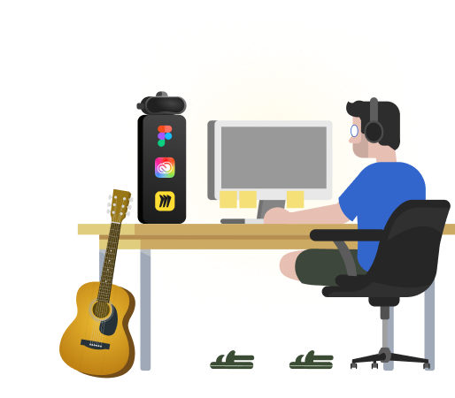 Desk setup