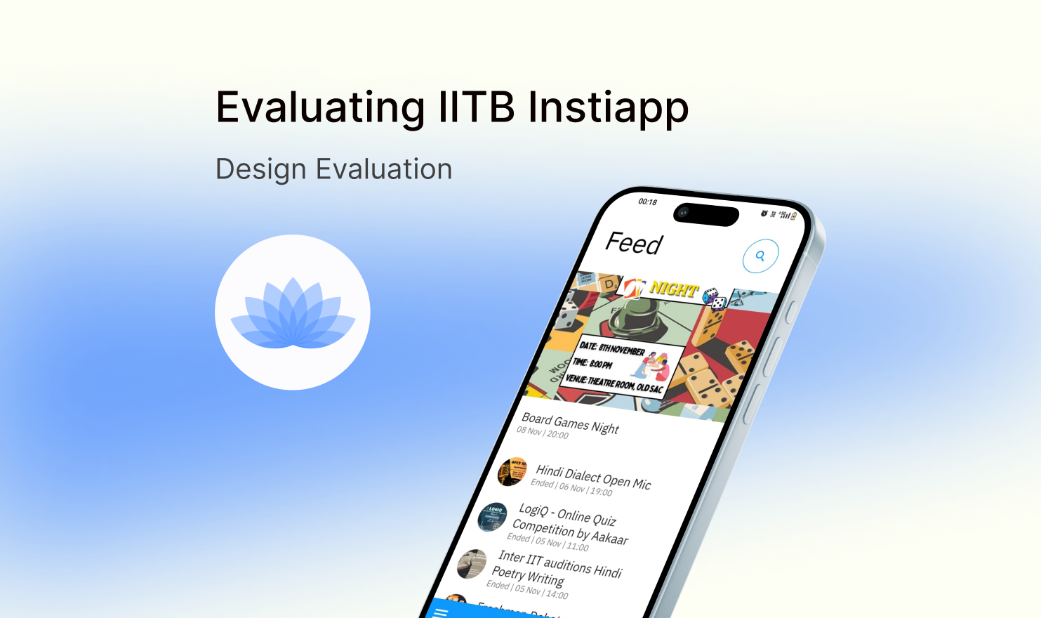 Design Evaluation of InstiApp